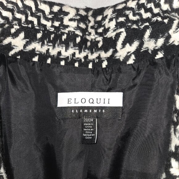 Eloquii Elements Houndstooth Coat - Picture 6 of 6